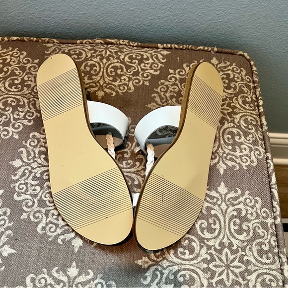 Naughty Monkey White and Tan Women's Sandals size 9 (40) - Picture 3 of 4